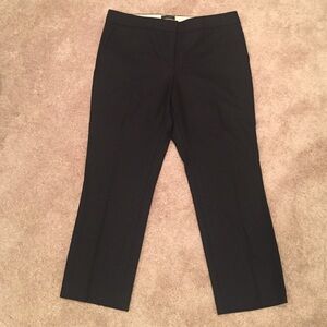 J. Crew Black Ankle Pants